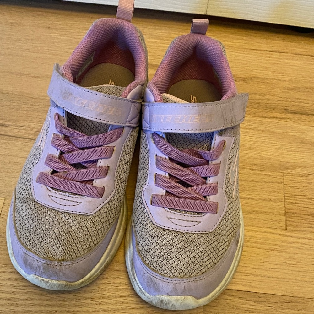 Skechers Kids Sneakers in Pink and Beige